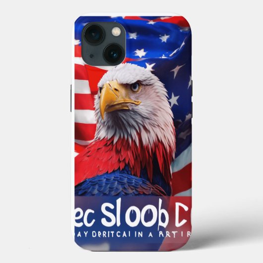 Sternenbanner-Stil Case-Mate iPhone Hülle (Rückseite)