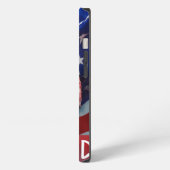 Sternenbanner-Stil iPhone Hülle (Linke Seite)