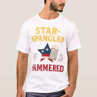 Sternenbeklopptes Tee T-Shirt
