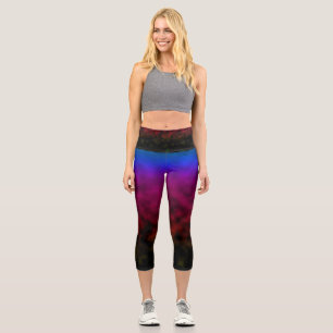 Sternenbeleuchteter Abstieg Capri Leggings