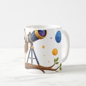 Sternenbeobachtungseule Kaffeetasse (VorderseiteRechts)
