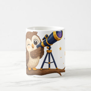 Sternenbeobachtungseule Kaffeetasse