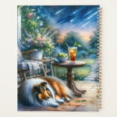 Sternenbepflanzter Gartenveranda Sheltie Traum Planer (Rückseite)