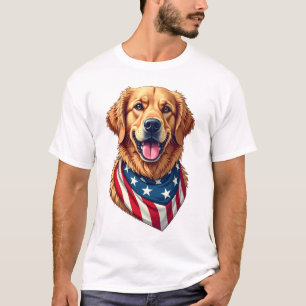Sternenbesäter Golden Retriever Vintage T-Shirt 4