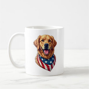 Sternenbesäter Golden Retriever Vintage T-Shirt 4 Kaffeetasse