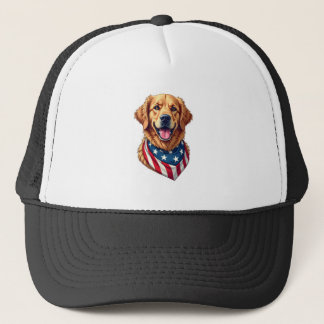 Sternenbesäter Golden Retriever Vintage T-Shirt 4 Truckerkappe
