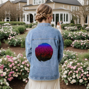Sternenbeschienener Abstieg Jeansjacke