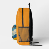 Sternenbespringer Hase  Bedruckter Rucksack (Rechts)