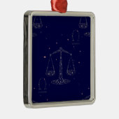 Sternenbibliothek Ornament Aus Metall (Rechts)