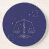 Sternenbibliothek Sandstein Untersetzer (Vorne)