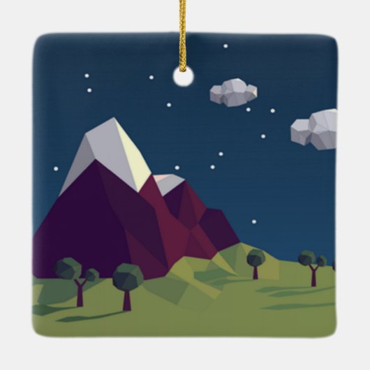 Sternenbild Keramikornament (Rückseite)