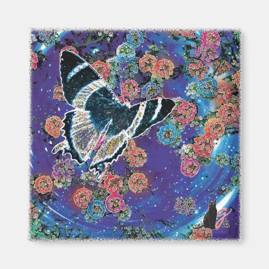 Sternenblüten-Magnet Magnet (Vorne)