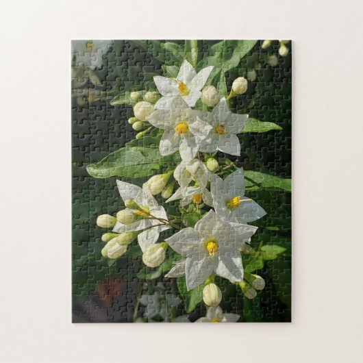 Sternenburst-Garten-Blüten-Puzzle Puzzle (Vertikal)