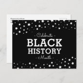Sternencluster | Celebrate Black History Postkarte (Vorne/Hinten)