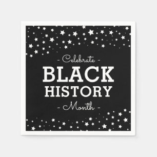 Sternencluster   Celebrate Black History Serviette
