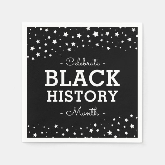 Sternencluster | Celebrate Black History Serviette (Vorderseite)