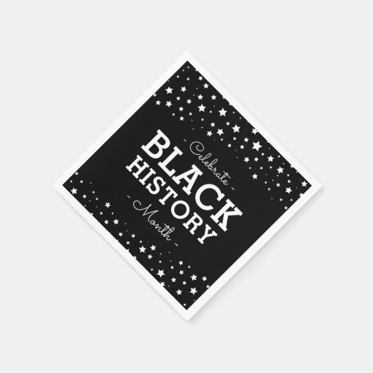 Sternencluster | Celebrate Black History Serviette (Ecke)