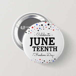 Sternencluster   Celebrate Juneteenth Button
