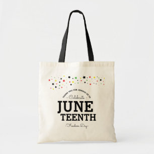 Sternencluster Celebrate Juneteenth RBYG Color Tragetasche