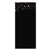 Sternencluster | Jüdische Schwarze Informationen Werbekarte (Hinten)