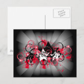 Sternendesign Postkarte (Vorne/Hinten)