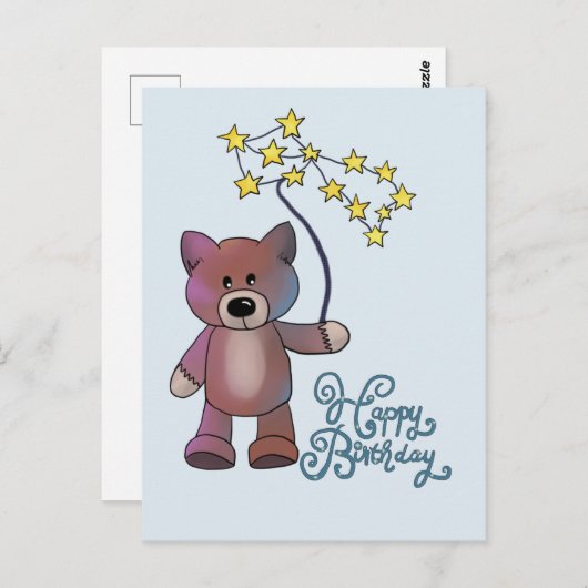 Sternendrache Postkarte (Vorne/Hinten)