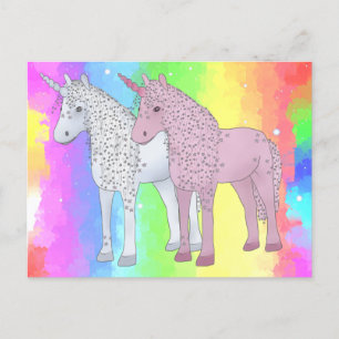 Sterneneinhörner Postkarte