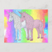 Sterneneinhörner Postkarte (Vorderseite)