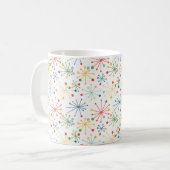 Sternenexplosionen in Farbe Kaffeetasse (Vorderseite Links)