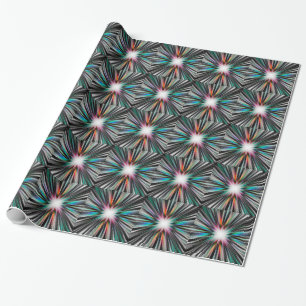 Sternenexplosionsmuster Geschenkpapier