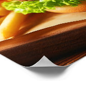 Sternenexplosive Burgerempfindung Poster (Ecke)