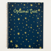 Sternenfeld auf Deep Midnight Blue Sky Planer (Vorderseite)