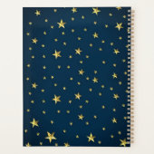 Sternenfeld auf Deep Midnight Blue Sky Planer (Rückseite)