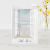 Sternenfenster Geburtstag Karte (Gelbe Blume)