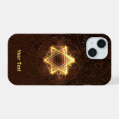 Sternenfeuer iPhone 15 Hülle (Rückseite (Horizontal))