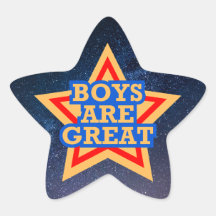 Sternenförmige Aufkleber