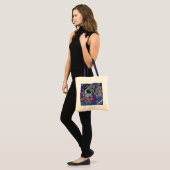 Sternenförmige Blüten-Tasche Tragetasche (Vorderseite (Model))