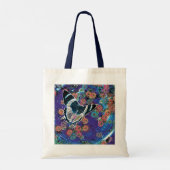 Sternenförmige Blüten-Tasche Tragetasche (Rückseite)