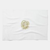 Sternenfrohe Weihnachtsgrüße Geschirrtuch (Horizontal)