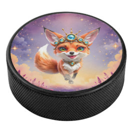 Sternenfuchs der mondbeschienenen Wiesen. Eishockey Puck