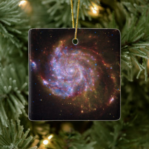 Sternengeburt im Pinwheel: M101 Galaxie Keramikornament