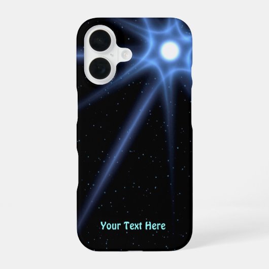 Sternenglanz iPhone 16 Hülle (Rückseite)