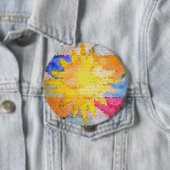 Sternenglanz Sonne Helle Fröhliche Bunte Sterne S Button (Beispiel)