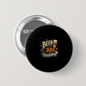 Sternengucker-Bier-Vater Vatertag Retro 70er Button (Vorne & Hinten)
