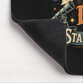 Sternengucker-Bier-Vater Vatertag Retro-70er Mousepad (Ecke)