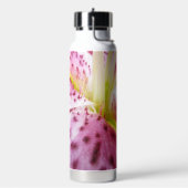 Sternengucker-Lilie Helles Magenta-Blüten Trinkflasche (Links)