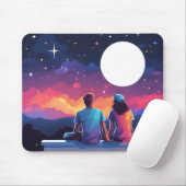 Sternengucker-Paar Mousepad (Mit Mouse)