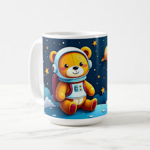 Sternengucker-Teddy-Astronaut Kaffeetasse