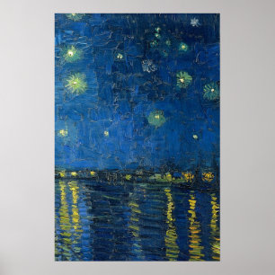 Sternenhafen-Himmelslandschaft-Kunst Poster