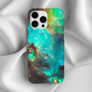 Sternenhaufen NGC 2074 Türkis-Foto des Weltraums iPhone 16 Pro Max Hülle